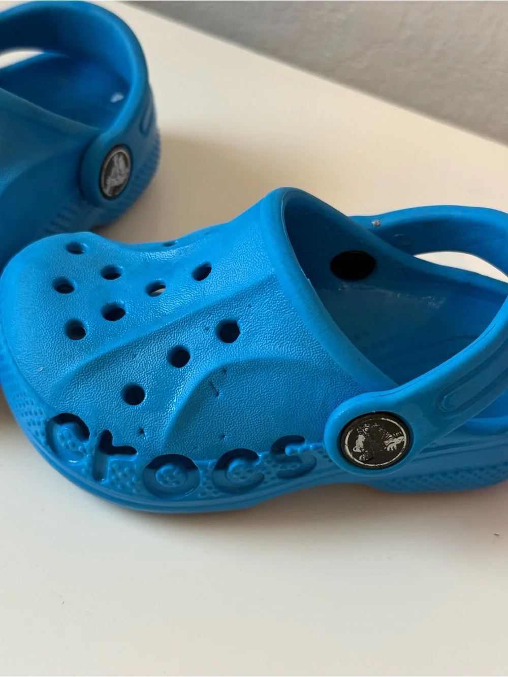 CROCS Kids Bright Blue Classic Clog SIZE : C5